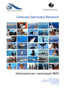 Cetacean Sanctuary Research