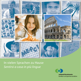 Italienisch-Deutsch - Verband binationaler Familien und