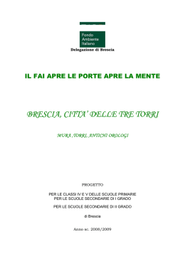 Brescia, città delle tre torri