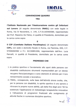 Convenzione Quadro CIP INAIL