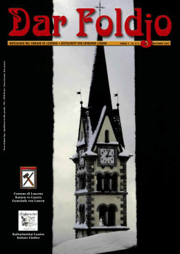 NOTIZIARIO DEL COMUNE DI LUSERNA &bull; ZEITSCHRIFT DER