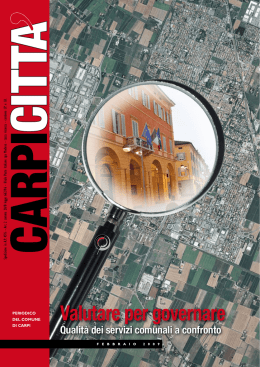 Valutare per governare