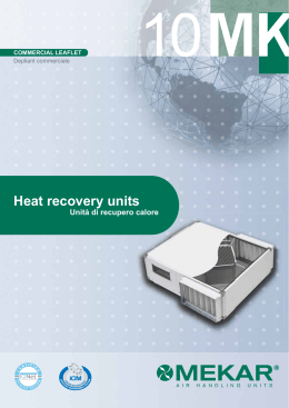 Heat recovery units