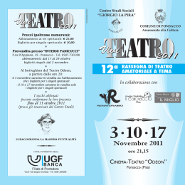 ViviTeatro 2011 - opuscolo