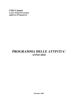 CSEI_programma 2010