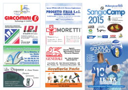 brochure sangiocamp 2015