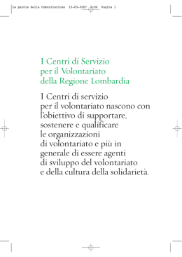 Le parole della Comunicazione