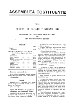 Page 1 ASSEMBLEA COSTITUENTE CXLI. SEDUTA DI SABATO 7