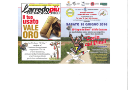 18 Giugno 2016 – Griis di Cuccana