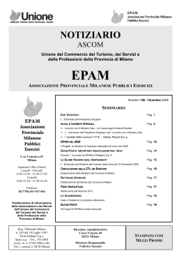 Notiziario EPAM 04-2009