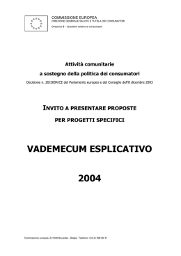 vademecum esplicativo 2004
