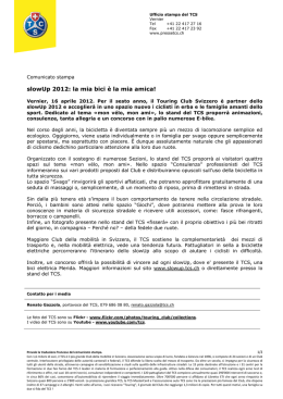 Comunicato stampa