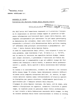 testi - Consiglio Regionale della Puglia