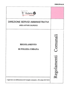 SwEESO ucuaﬁowwm - Consorzio Polizia Municipale Padova Ovest