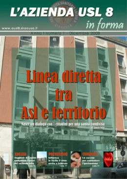 Nasce un dialogo con i cittadini per una sanit&agrave; condivisa EDILIZIA