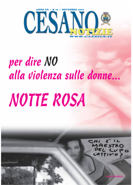 notizie - Comune di Cesano Boscone