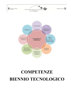 COMPETENZE BIENNIO TECNOLOGICO