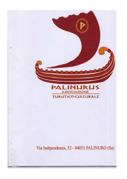 Leggi lo statuto... - Associazione PALINURUS
