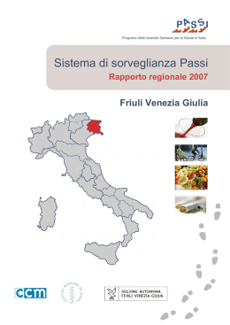 report 2007 - EpiCentro - Istituto Superiore di Sanit&agrave;