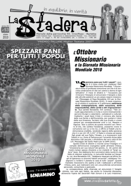 L`Ottobre Missionario - Parrocchia SS.mo Crocifisso