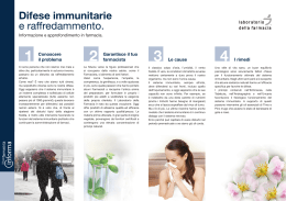 Difese Immunitarie e Raffreddamento - Prenofa
