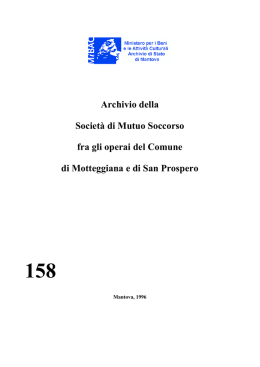 societ di mutuo