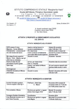 ISTITUTO COMPRENSIVO STATALE &ldquo;Margherita Hack&rdquo;