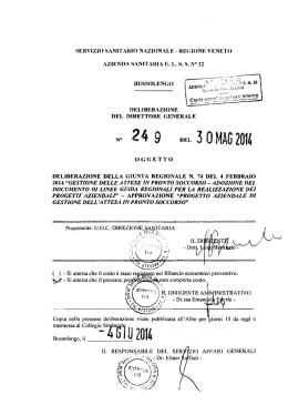 servizio sanitario nazionale - regioni“. veneto azienda