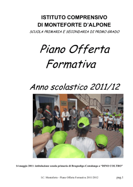 2011-2012 - Istituto Comprensivo di Monteforte D`Alpone