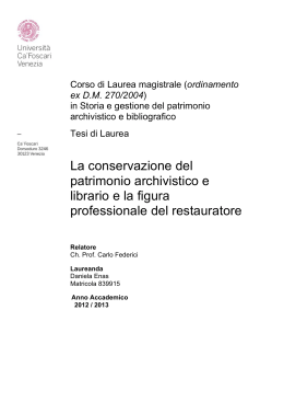 View/Open - DSpace Home - Universit&agrave; Ca` Foscari di Venezia