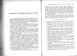 Page 1 Soppressione di enti religiosi in Milano nel sec. XVI li Un