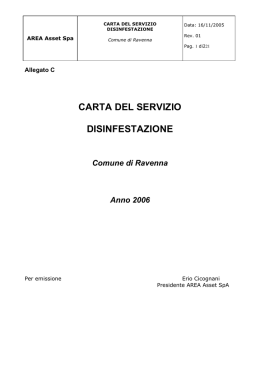 Scarica la Carta dei Servizi