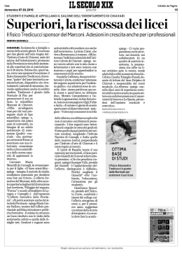 il secoli) xix - Sistema universitario pisano