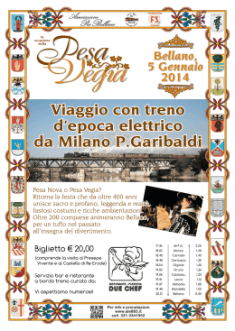Oltre 200 comparse animeranno Bella