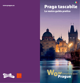 Praga tascabile - Prague City Tourism