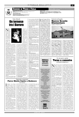 Terno d`Isola - Giornale dell`Isola.it