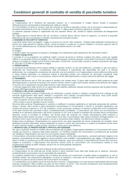 Condizioni generali di contratto