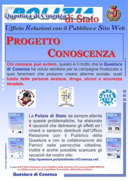 Manifesto Progetto Conoscenza