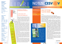 NOTIZIE - Cesvov