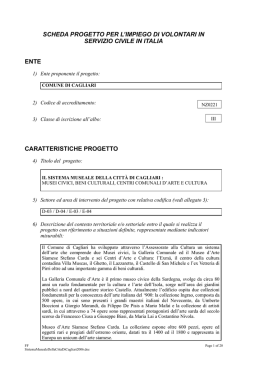 scheda progetto per l`impiego di volontari in