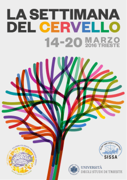 scarica l`opuscolo - Universit&agrave; degli Studi di Trieste