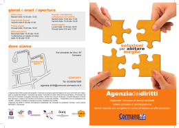 Opuscolo Agenzia dei Diritti