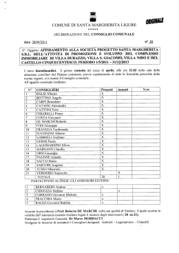 originale - Comune di Santa Margherita Ligure