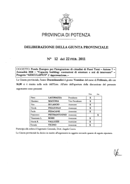 Testo - Provincia di Potenza