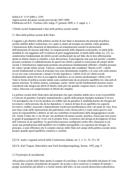 Delib.G.P. 3359-2008 Approvazione del piano sociale provinciale