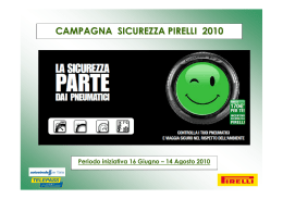 campagna sicurezza pirelli 2010