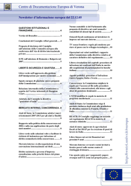 Numero 176 - Centro di Documentazione Europea di Verona