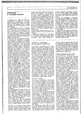 Restauro e Conservazione - Ministero dei Beni e le Attivit&agrave; Culturali