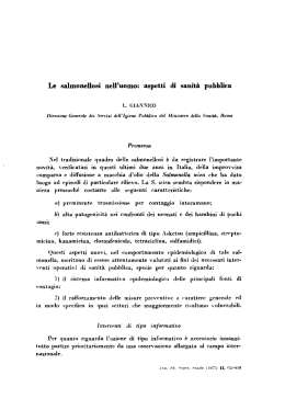 aspetti di sanità pubblica. L. Giannico (Pag. 651 - 656)