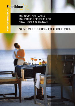 catalogo 2010 - Fourthtour Italia
